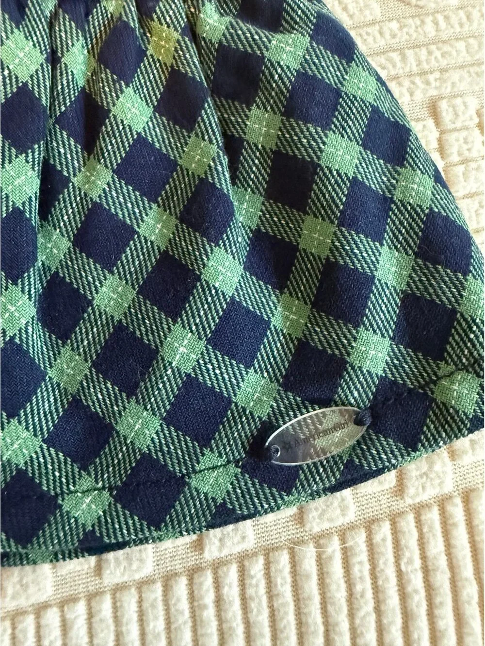 AMERICAN GIRL Doll Janie and Jack Tartan Plaid Skirt-Rel 2022/Retired 2024 B256